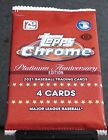 2021 Topps Chrome Platinum Anniversary Edition 4-Card Hobby Pack Factory Sealed