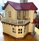 Sylvanian Families Calico Critters Doll House Red Roof Lights Up Folds