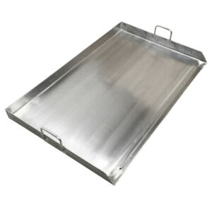 36x20 HD Stainless Steel Triple Griddle Plancha Flat Top Grill Extra Rib Bottom