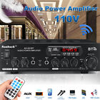 Hi-Fi 2 Channel Amp Sunbuck 2000W bluetooth Stereo Power Amplifier Receiver Home