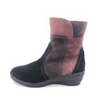Blondo Sport AquaProtect Winter Boots Womens Size 10W Wide Black Red Patchwork