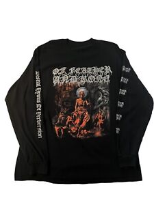 Of Feather And Bone Band Shirt XL Long Sleeve 2018 Brutal Death Metal