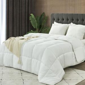 New ListingBedding Comforter Duvet Insert-Lightweight Soft Twin-Lightweight White