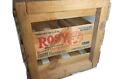 Rosy Cantaloupes California Westside Vintage Wood Fruit Crate Full Sized USA