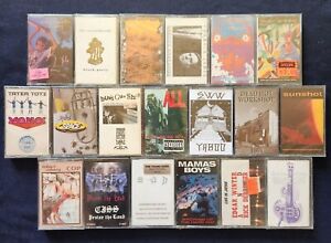 Rock Cassette Tape Lot - All SEALED - 19 Total Alt, Psych, Garage, Metal, Rare
