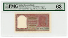 India ... P-27 ... 2 Rupees ... ND (1950) ...  Choice *UNC* ... PMG 63