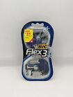 Bic Flex 3 Disposable Shaving Razor 3 Flexible Blades 4 Razors In Package