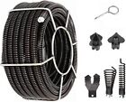 Drain Clean Cable 45 Feet x 7/8 In Hollow Core Cable Sewer Cable Drain Auger z