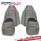 Full Front Gray Seat Cover For 2002-2007 Ford F250 F350 Lariat XL XLT Super Duty