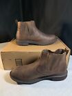 Timberland A1V42 Mens Brown Leather Round Toe Pull On Chelsea Boots Size 9.5