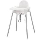New ListingIKEA  ANTILOP High chair with tray, white/silver color