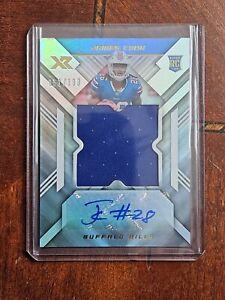 2022 Panini Xr James Cook Rookie Patch auto /199