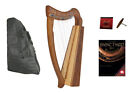 Roosebeck 19-String Pixie Harp w/ Chelby Levers + Bag + Book + Strings