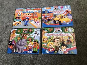 Fisher Price Lift The Flap Book Lot Fisher Price Little People Lot (Lot of 4)