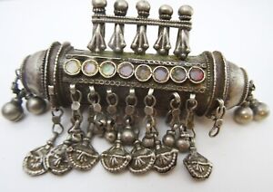 Vintage Afghan Silver Amulet Box