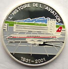 Benin 2003 MD-11 1000 Francs Silver Coin,Proof
