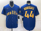 Men's Julio Rodriguez #44 Seattle Mariners Stitched Jersey