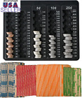 L LIKED 1PCS Black Coin Counter Tray -Change Counter Coin Counting and Sorting T