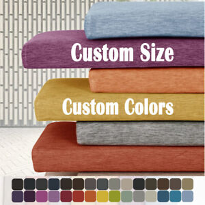 2023 Custom Size Colors 1.2 inch Thick Bench Cushion Pads Window Seat Indoor