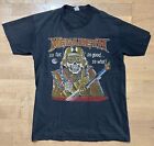 Vintage 1987 Megadeth tour T-shirt So Far So Good So What! Peace Sells Vic