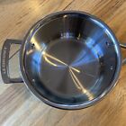 NEW Le Creuset 3 Ply Stainless Steel 18cm  3 Qt Saucepan With Lid