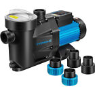 2.5HP Self Primming Swimming Pool Pump 8880 GPH w/Timer for in/Above Ground Pool