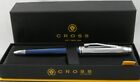 Cross Townsend Translucent Blue w/Chrome Cap Ballpoint Pen - New In Box