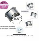 FAPO V Band Weld on Flange for Tial 50mm Blow Off Valve BOV Charge Pipe Q QR Alu