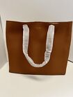Melodie Cecile Everyday Tote Leather Bag Camel Brown
