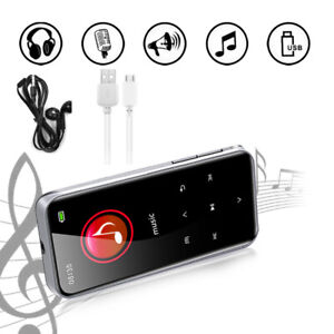 Bluetooth MP3 Player 8 16 32 GB MP4 FM Radio Recorder HIFI Sport Music Speakers