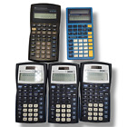 LOT 3 Texas Instruments TI-30X IIS Scientific Calculator Solar + BA II Plus