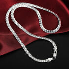 Cadena de collar de diseño de marca de lujo de plata 925 para mujeres y hombres