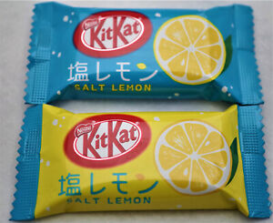 KitKat, 2 Salted Lemon Flavor, Japanese Rare KitKat, From Japan, KitKats