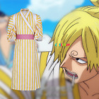 Anime One Piece Cosplay Sanji Costume Japanese Kimono Uniform Men Clothing Suit