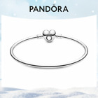 Authentic PANDORA Moments Bangle Embossed Crowned 