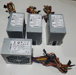 Lot of 4 - PowerMan IP-S350CQ2 ATX 12V 24Pin 350W 6pin PCI-E Power Supply