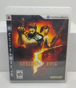 Resident Evil 5 Sony PlayStation 3 PS3 Game Complete With Manual Tested