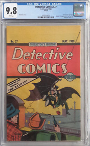 🦇DETECTIVE COMICS BATMAN #27 CGC 9.8*(DC COMICS, 1984)*WHITE❄PAGES*OREO REPRINT