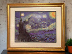Vincent van Gogh, The Starry Night, Gold Framed Print 18