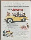 1948 JEEPSTER CONVERTIBLE Original Vintage Color Auto Promo Ad