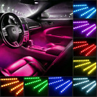 RGB LED Car Interior Accessories Floor Decorative Atmosphere strip Lamp Lights (For: Toyota Corolla)