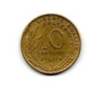 1973 FRANCE 10 CENTIMES REPUBLIQUE FRANCAISE CIRCULATED COIN #FC2250 FREE S&H!