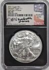 2021 American Silver Eagle T1 NGC MS70 - First Day of Issue Elizabeth Jones 2058