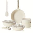OLIXIS Pots and Pans Set Nonstick, Granite Induction Kitchen Cookware Set