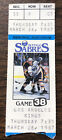 RARE 1987 Buffalo Sabres Ticket Stub vs Los Angeles Kings LUC ROBITAILLE ROOKIE