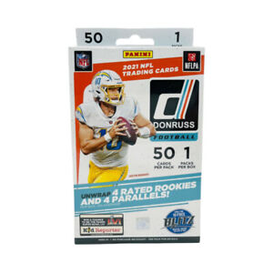 Donruss 2021 Football Trading Card Hanger Box! 4 Rated rookies! 4 Parallels 🔥