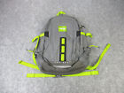 North Face Backpack Mens Gray Yellow Hot Shot Outboors Hiking Multi Pockets