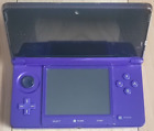 Nintendo 3DS Purple Gaming Console Handheld CTR-001 System - TESTED (READ)