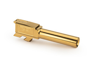 Zaffiri Precision - Glock 43 / 43x Match-Grade Flush Barrel  - Gold / TiN