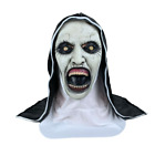 Mascara Aterradora De Monja Con Pañuelo Disfraz De Halloween Terror Fiesta USA